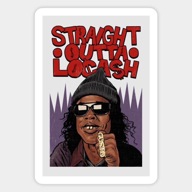 Straight Outta Locash Magnet by Peter Katsanis Art